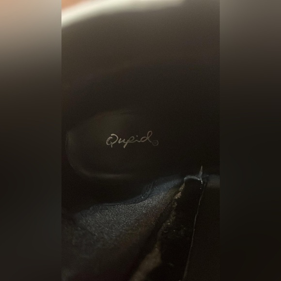 Qupid White Heel Ankle Boots zise 8 - Picture 6 of 6